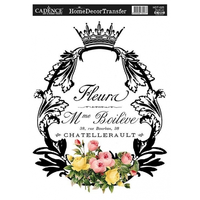 HOME DECOR HAZIR TRANSFER HDT-025 25X35
