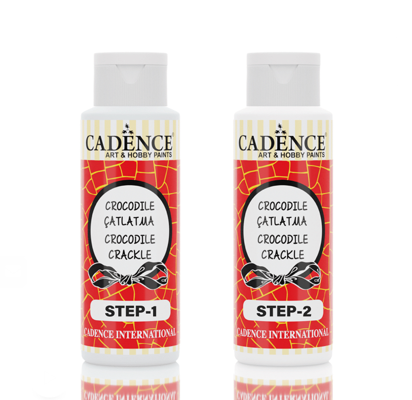 CROCODILE RENKLİ ÇATLATMA C-1016 BEYAZ STEP1+STEP2 70+70ML