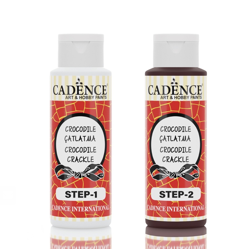 CROCODILE RENKLİ ÇATLATMA C-1002 BORDO STEP1+STEP2 70+70ML