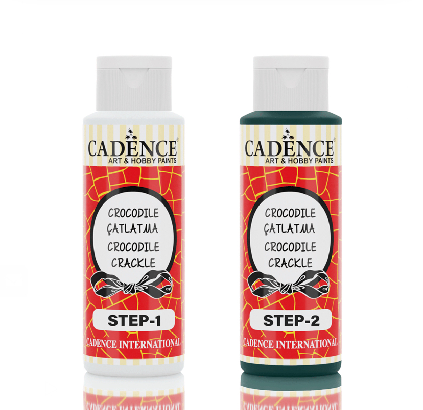 CROCODILE RENKLİ ÇATLATMA C-1007 JADE STEP1+STEP2 70+70ML