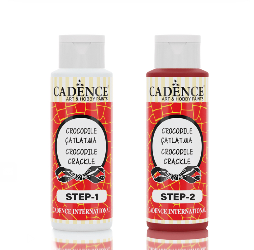 CROCODILE RENKLİ ÇATLATMA C-1003 KIRMIZI STEP1+STEP2 70+70ML