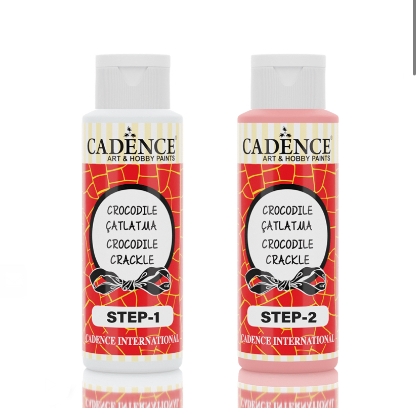 CROCODILE RENKLİ ÇATLATMA C-1012 PEMBE STEP1+STEP2 70+70ML