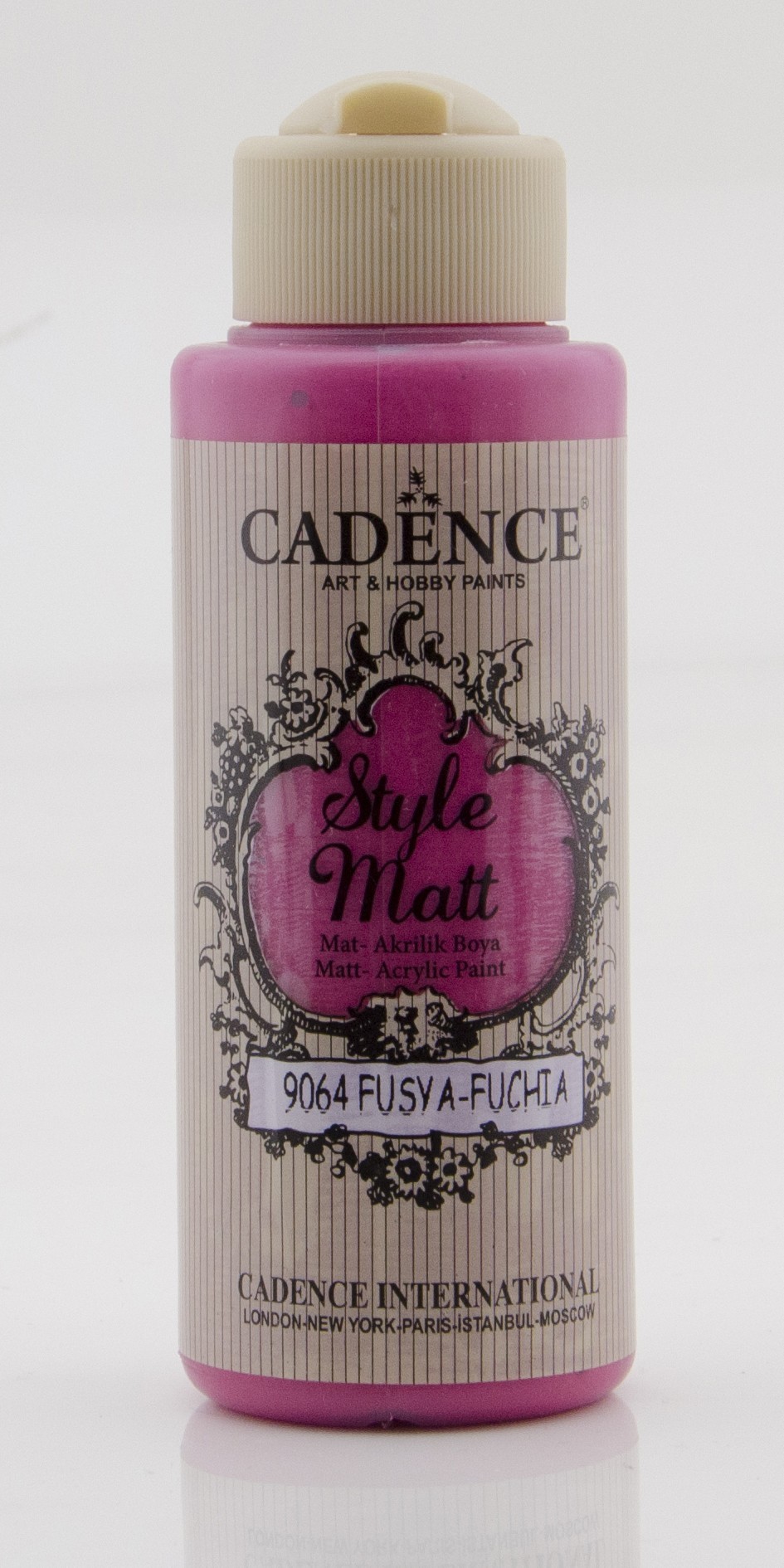 STYLE MAT AKRİLİK BOYA S-9064 FUŞYA 120ML