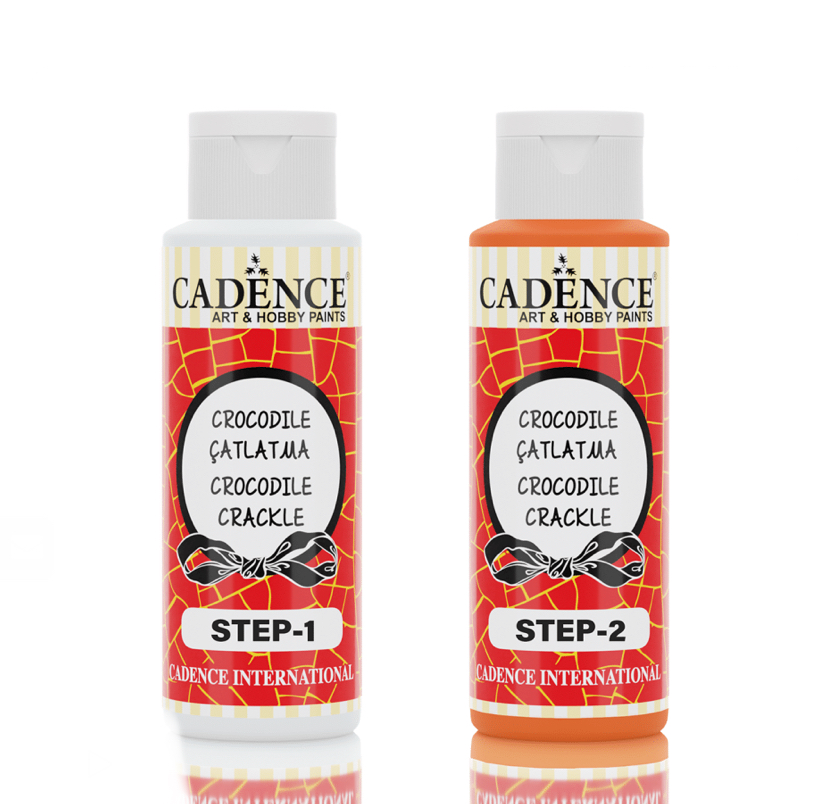 CROCODILE RENKLİ ÇATLATMA C-1010 TURUNCU STEP1+STEP2 70+70ML